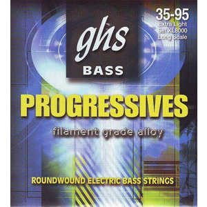 Струни для бас-гітари Ghs Progressives Bass Set XL8000 Зображення