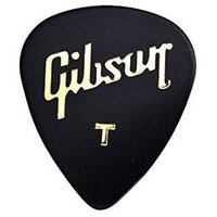 Медиатор Gibson APRGG-74T 1/2 Gross Black Standard Style/Thin Изображение