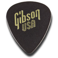 Медіатори Gibson APRGG-74XH 1 2 Gross Black Standard Style Extra Heavy Зображення