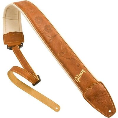 Ремінь для гітари Gibson ASAC-TAN Montana Strap Tan Зображення