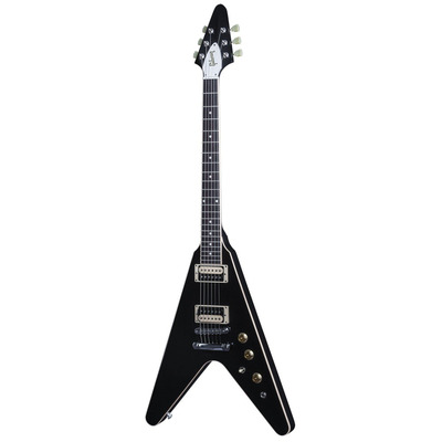 Электрогитара Gibson 2016 T Flying V Pro Ebony Chrome (DVCGEBCH3) Изображение