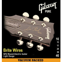 Струни для електрогітари Gibson SEG-700L Brite Wires Nps Wound Elect .010-.046 Зображення