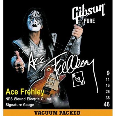 Струни для електрогітари Gibson SEG-AFS Ace Frehley Sig. Nps .009-.046 Зображення