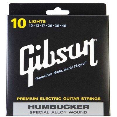Струны для электрогитары Gibson SEG-SA10 Humbucker Special Alloy .010-.046 Изображение
