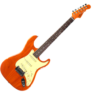 G&L LEGACY (Clear Orange, rosewood, 3-ply Vintage Cream). №CLF51040. Made in USA - Електрогітара Зображення