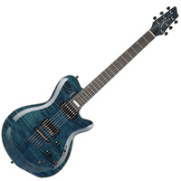 GODIN 022922 - LGX-SA(S) Прозоре блакитне полум'я AA (Made in Canada) - Електрогітара Зображення