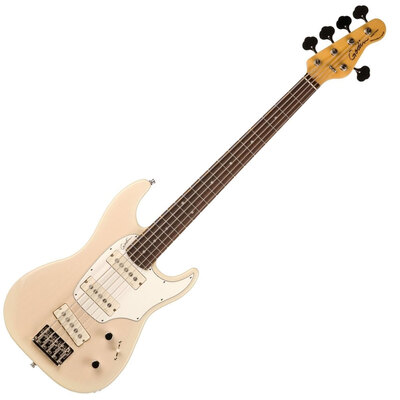 GODIN 034550 - Shifter 5 Trans Cream RN with Bag (Made in Canada) - п'ятиструнна бас-гітара Зображення