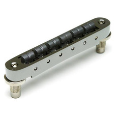 Бридж Graph Tech PM-8843-BN String Saver Resomax NV1 Autolock Bridge 4Mm Black Nickel Изображение