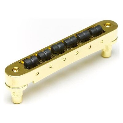 Бридж Graph Tech PM-8843-G0 String Saver Resomax NV1 Autolock Bridge 4Mm Gold Изображение