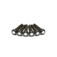 Набор колышков - GRAPH TECH PP-2044-00 TUSQ Bridge Pins 4mm Black / Mother-of-Pearl (6 Pcs) Изображение