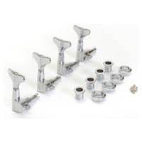 Колки для бас-гитары GRAPH TECH PRB-4400-CO Bass Ratio 4 in line Y key Chrome Изображение