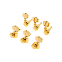 Колки для электрогитары GRAPH TECH PRL-8311-G0 Electric Locking 3+3 Contemporary Gold 2 Pin Изображение