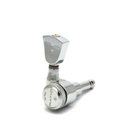 Колки для гитары - GRAPH TECH PRL-8341-C0 Electric Locking 3+3 Vintage Chrome 2 Pin Изображение