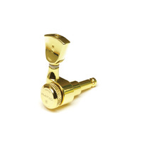 Колки для гитары - GRAPH TECH PRL-8341-G0 Electric Locking 3+3 Vintage Gold 2 Pin Изображение