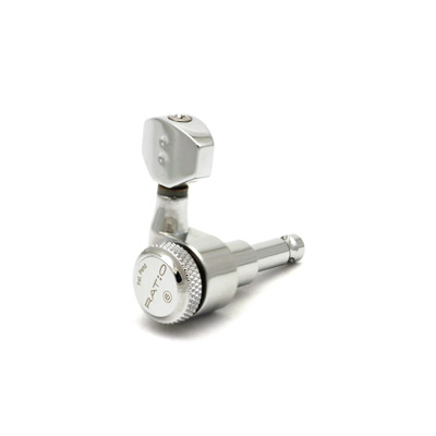 Колки для гитары - GRAPH TECH PRL-8721-C0 Electric Locking 6 In-line C0ntemporary Mini Chrome 2 Pin Изображение