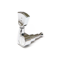 Кілки для електрогітари GRAPH TECH PRN-2341-C0 Ratio Electric 3+3 Vintage 2 Pin - Chrome Зображення