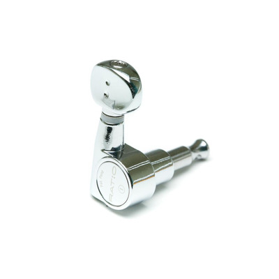 Колки для гитары GRAPH TECH PRN-2731-C0 Ratio Electric 6 In-line Classic 2 Pin - Chrome Изображение