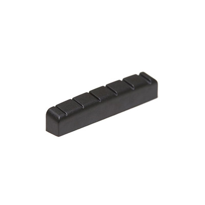 GRAPH TECH PT-6643-00 Black TUSQ XL Nut 6 String Electric Nut 43 X 6 Нульовий поріжок Зображення