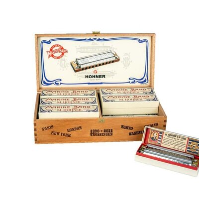 Губна гармошка Hohner 125th Marine Band C M202199 (До-мажор) Зображення