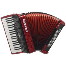 Акордеон Bravo III 72 Hohner (А-16632) Red Зображення