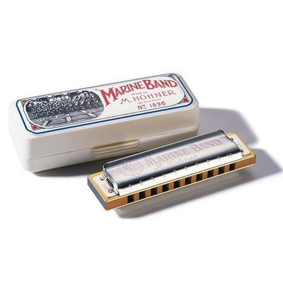 Губная гармошка Hohner M1896017 Marine Band 1896 C (small box) Изображение