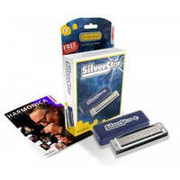 Губная гармошка Hohner M50401X C Silver Star Box Изображение
