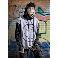 Худи Urbanist Nirvana (smile) oversize (двухцветная) Изображение