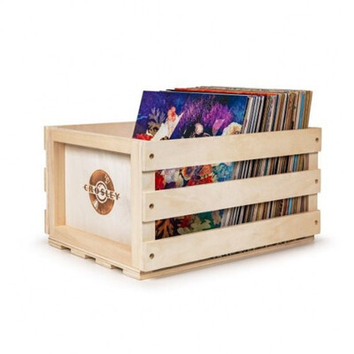 Ящик для зберігання вінілу Crosley Record Storage Crate Natural Зображення