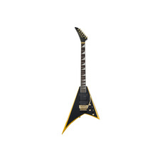 Электрогитара JACKSON X SERIES RHOADS RRX24 BLACK WITH YELLOW BEVELS Изображение