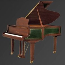 Рояль Julius Bluthner BLU S1 Walnut tree/leather Изображение