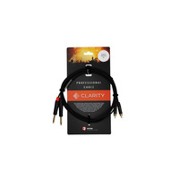 Коммутационный кабель Clarity 2xJACK-2xRCA-B/2m Изображение