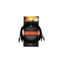 Коммутационный кабель Clarity 2xRCA-2xRCA-B/5m Изображение