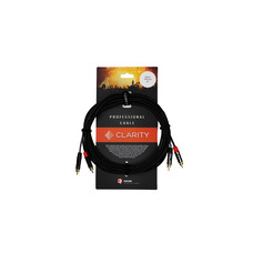 Комутаційний кабель Clarity 2xRCA-2xRCA-B/5m Зображення