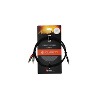 Коммутационный кабель Clarity miniJACK-2xRCA-B/2m Изображение