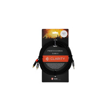 Кабель комутаційний Clarity miniJACK-2xRCA-B/5m Зображення