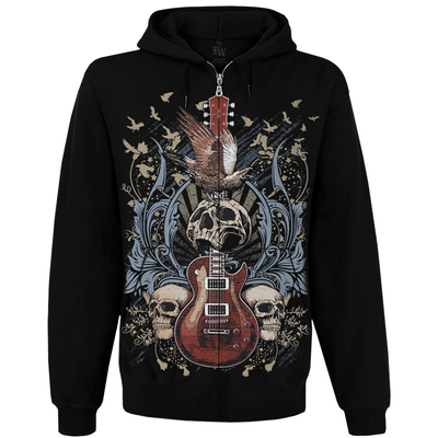Кенгуру Guitar with Skulls and Ravens на блискавці Зображення