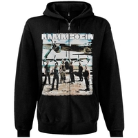 Кенгуру Rammstein (фото групи возле самолета) на блискавці Зображення