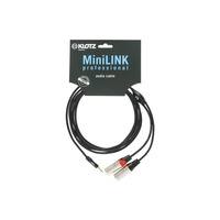 KLOTZ KY9-180 MINILINK PRO Y-CABEL 1.8 M BLACK Кабель коммутационный Изображение