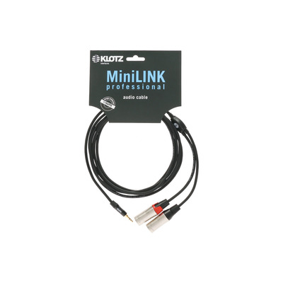 KLOTZ KY9-180 MINILINK PRO Y-CABEL 1.8 M BLACK Кабель коммутационный Изображение