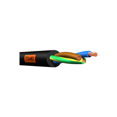 KLOTZ TITANEX 3G2.5 POWER CABLE H07RN-F BLACK Кабель акустический пометрово Изображение