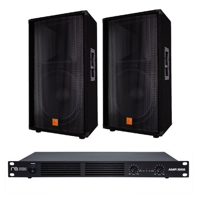 Комплект звукового обладнання Maximum Acoustics AMPCLUB.1015SET Зображення