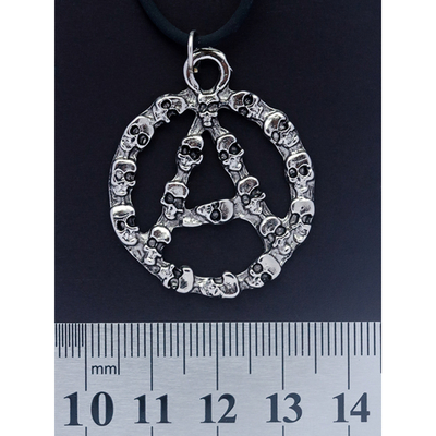 Кулон Анархія з черепами Зображення