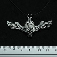 Кулон Череп с крыльями (большой) Изображение