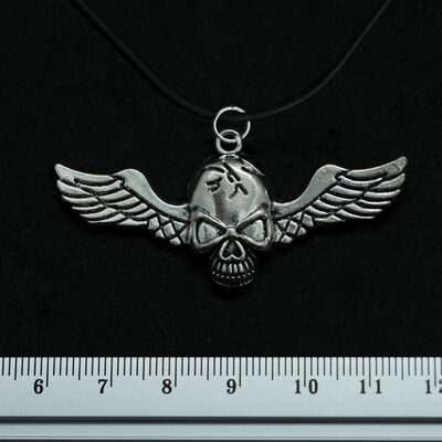 Кулон Череп с крыльями (большой) Изображение