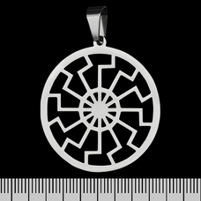 Кулон Чорне Сонце, круглий (ptsb-197) Зображення