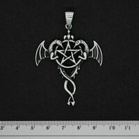 Кулон Два дракона с пентаграммой (SS-027) Изображение
