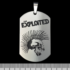 Кулон The Exploited "Beat The Bastards" (ptsb-122) жетон Изображение