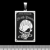 Кулон Five Finger Death Punch (Knucklehead) (ptsb-032) прямоугольный Изображение