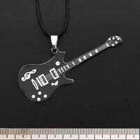 Кулон Гітара чорна (RW-020) Зображення
