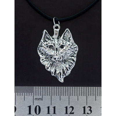 Кулон Голова Вовка (литий) Зображення